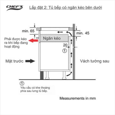 Lắp đặt bếp từ Chefs EH-DIH669