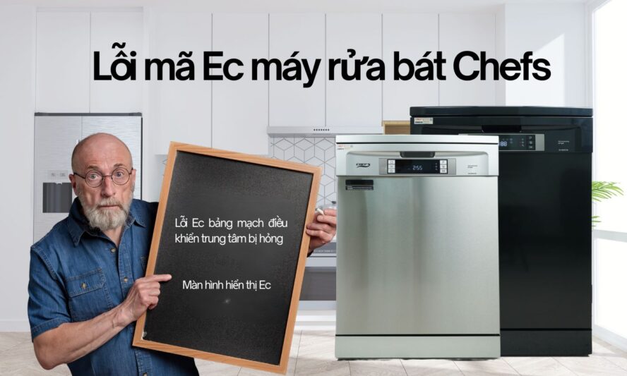 Lỗi mã Ec máy rửa bát Chefs (2)